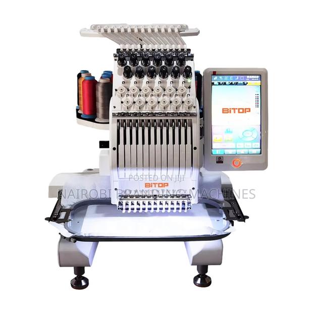 Cap Computerized Embroidery Machine Single Head Multi Needles