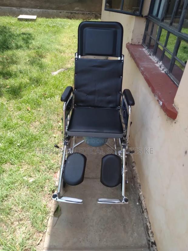 Reclining Wheelchair With Commode