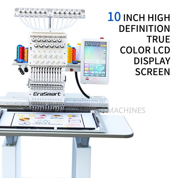 Single Head Embroidery Machine 12/15 Needle Industrial Embroidery - main view