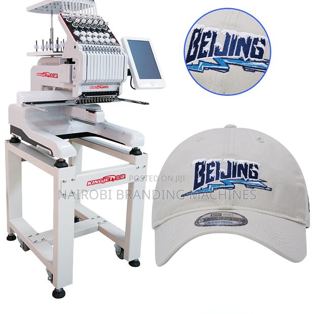 Professional New 1 Head Flat Computerized Embroidery Machine