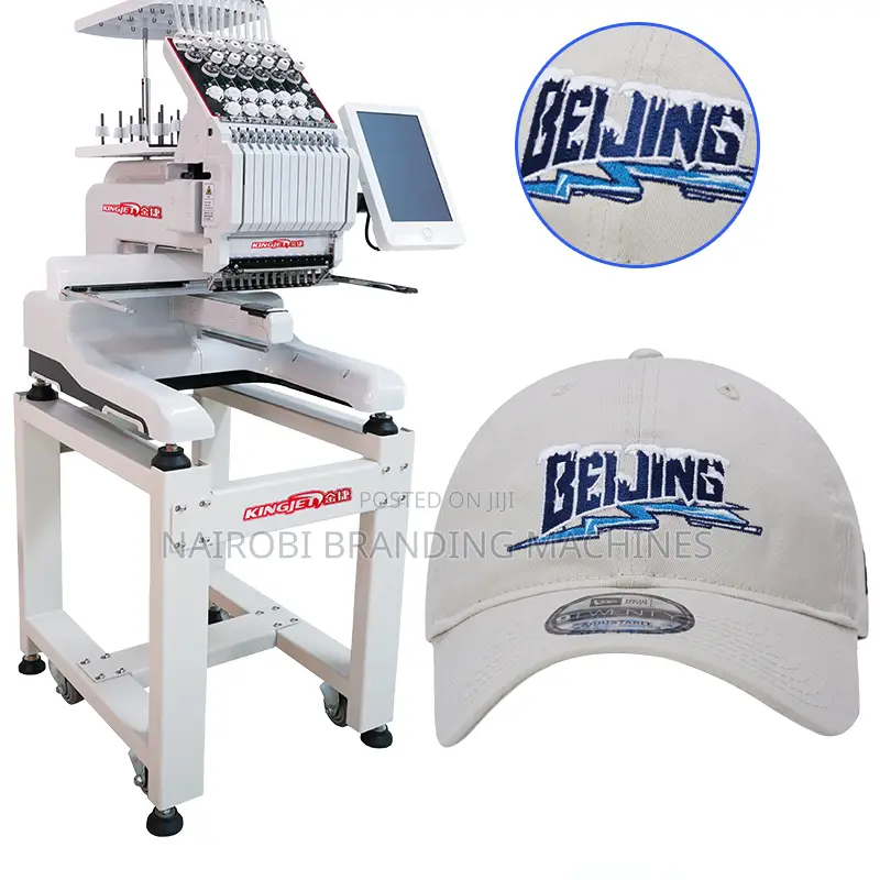 1 Head Flat Computerized Embroidery Machine - New Professional