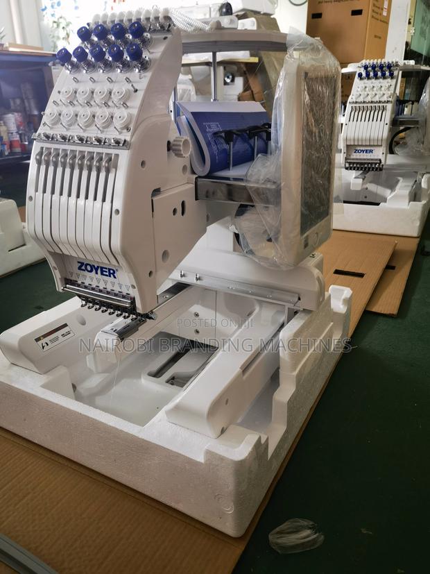 1200rpm Industrial Embroidery Machine - 15 Needle Single Head