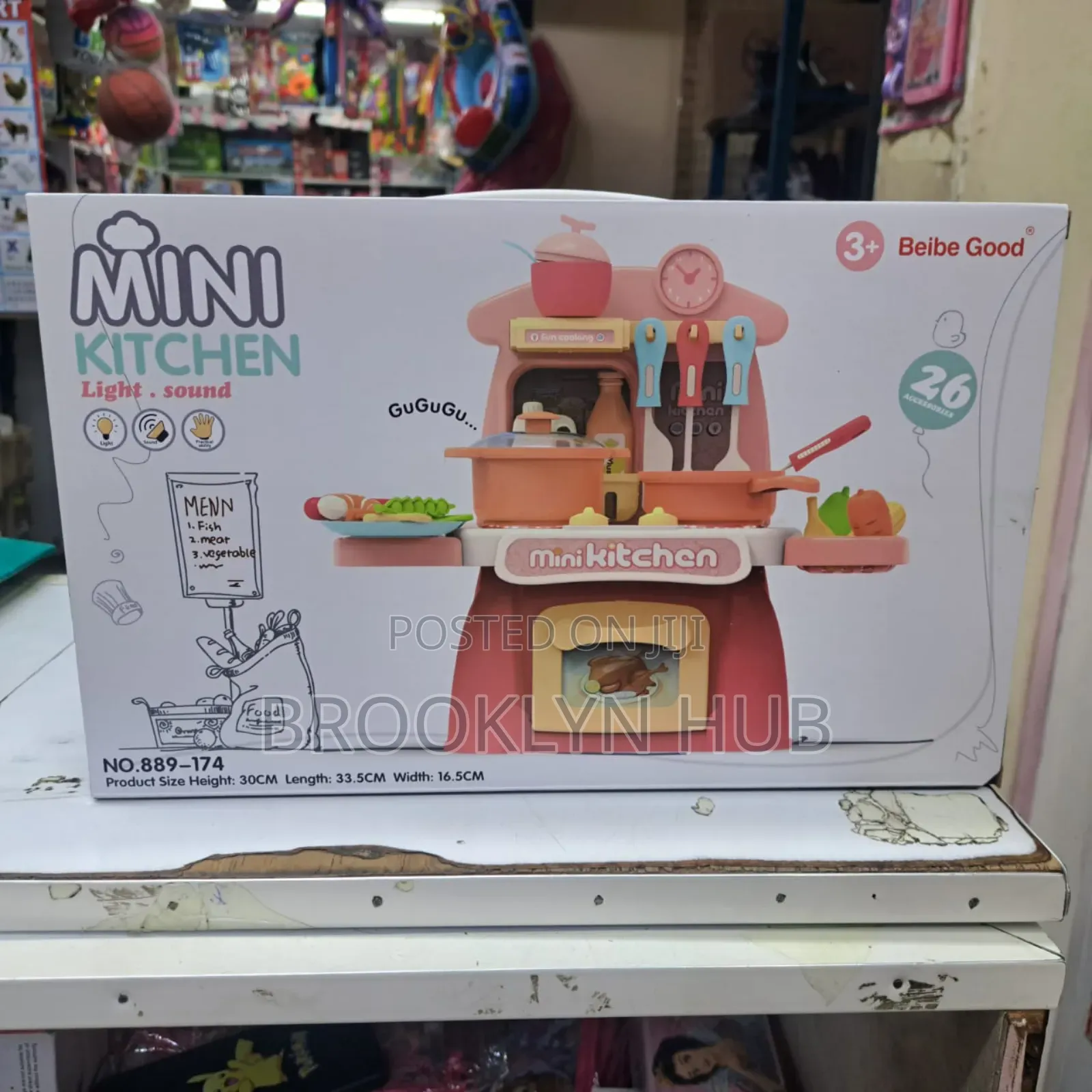 Mini Kitchen *Children Stimulation 26 PCS Kitchen Toy Set