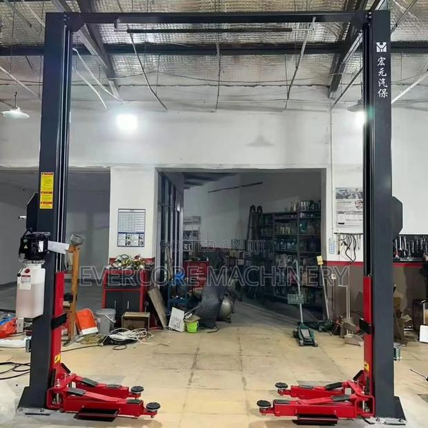 Commercial 4 Tonne Electro-Hydraulic Two Post Car Lift Machine 1.9m - thumbnail 2
