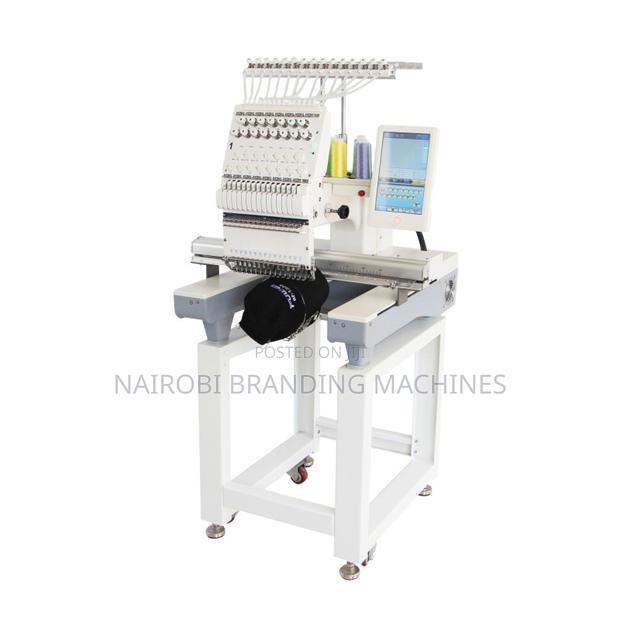 361*510mm Area Embroidery Machine Single Head Twelve Needles