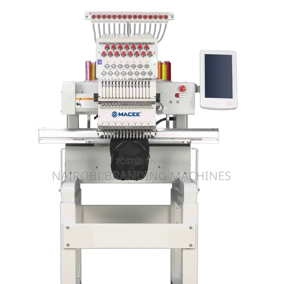 Single Head Embroidery Machine - 360x240mm Large Area 9 Needles