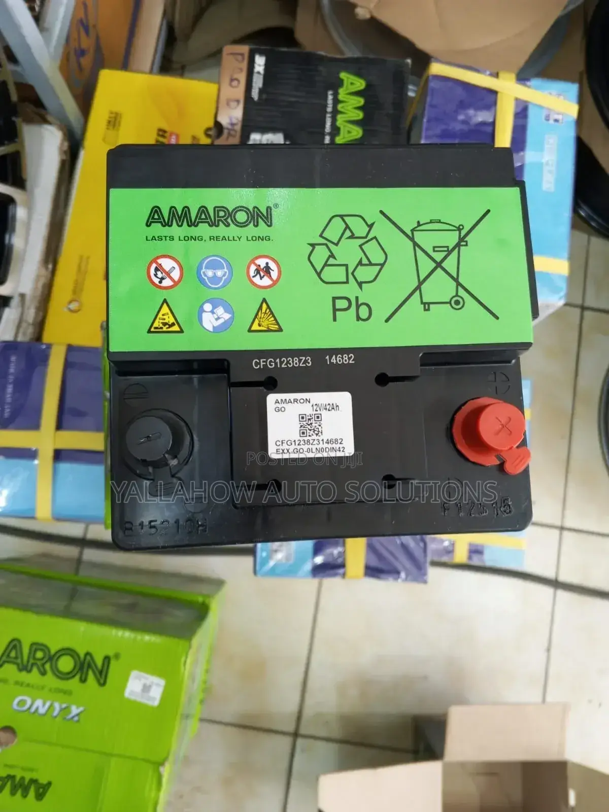 Din42 Amaron Battery | Long-Lasting Car Battery in Kenya