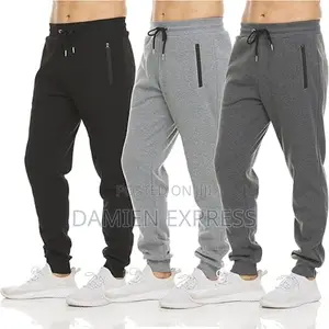 Pure Champ Mens 3 Pack Fleece Active Athletic Workoutjogger Sweatpants