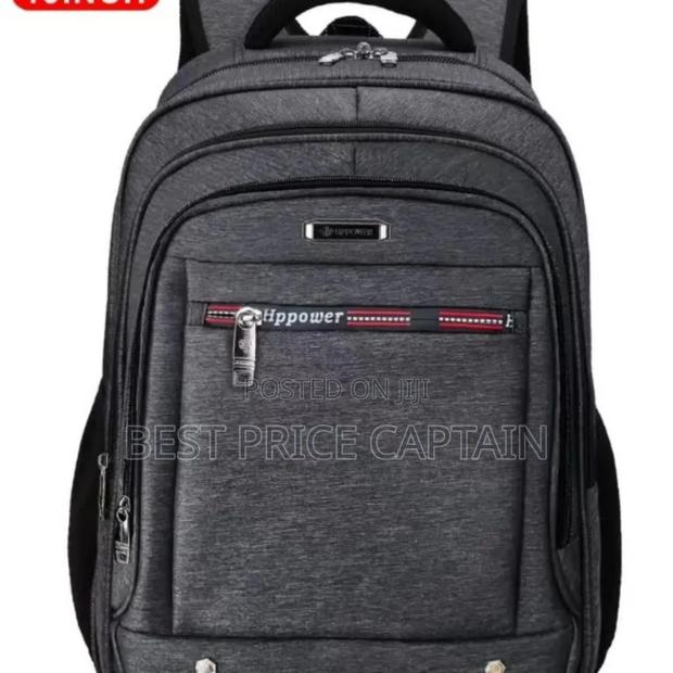 Hp Power Laptop/ Backpack Multi Pocket Hard Body Modern Look - thumbnail 3