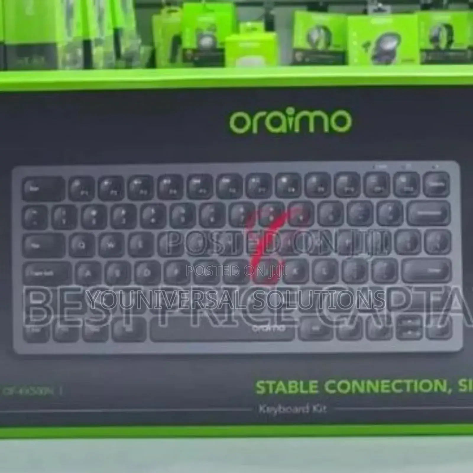 Oraimo Rechargeable Silent Wireless Keyboard With Mouse Kit
