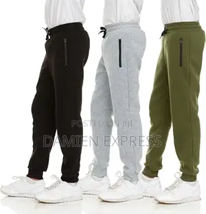Pure Champ 3pk Boys Sweatpants Fleece Athletic Workout Kids Clothes
