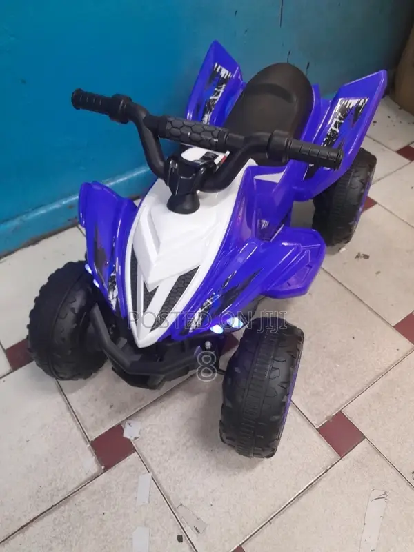 Kids Rechargeable Ride-on Bike – 4-Wheel Quad Style
