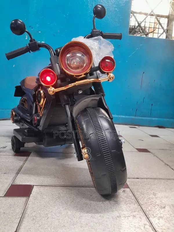 Children’S Ride-on Electric Bike – Stylish Chopper Design