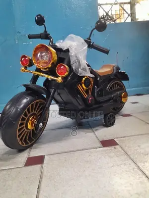 Kids Ride-on Chopper Motorcycle – Wide Wheels Safe Balance