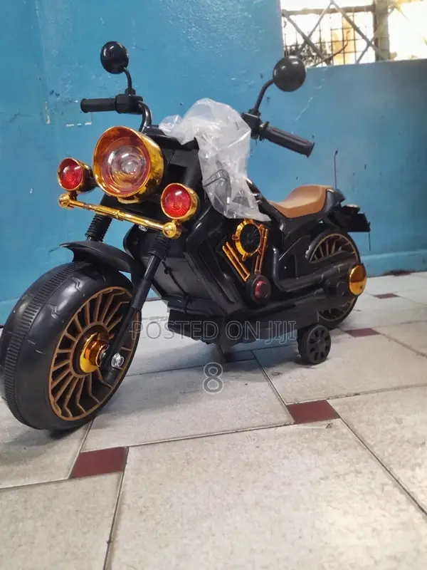 Kids Ride-on Chopper Motorcycle – Wide Wheels Safe Balance