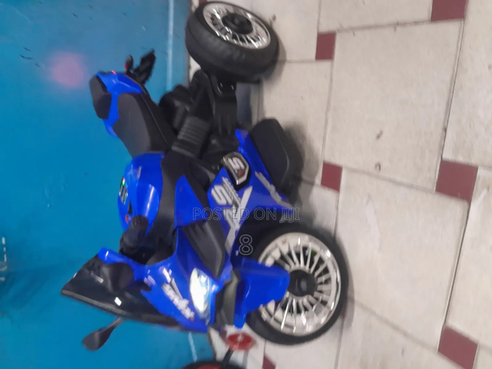 Children’S Electric Ride-on Bike – Big Front Wheel Design