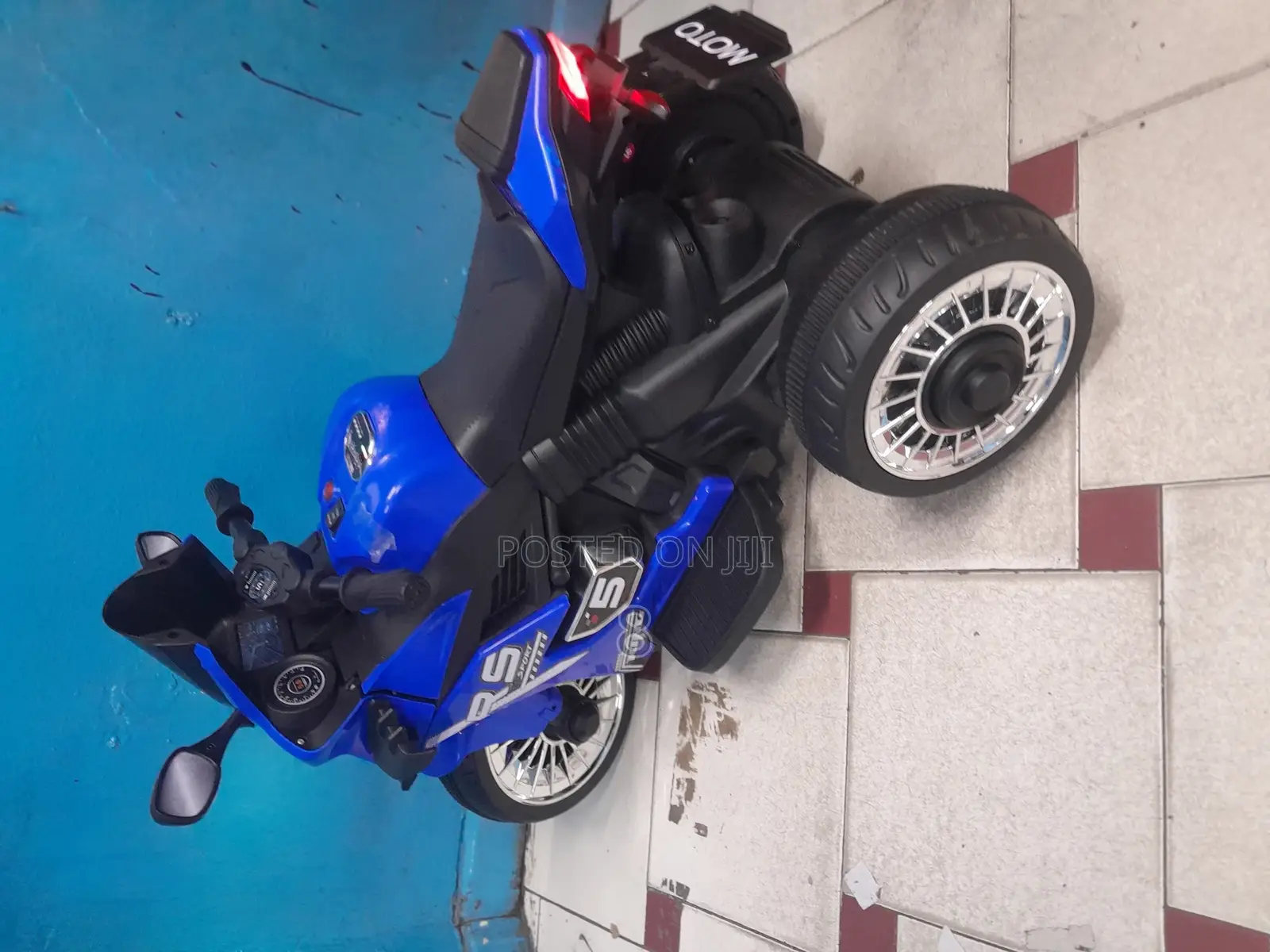 Kids Three-Wheel Electric Motorcycle – Easy Start Button