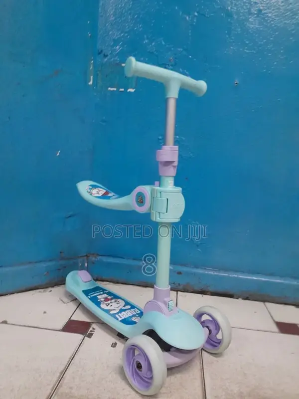 2-in-1 Kids Scooter Kenya – Adjustable Scooter With Seat Led Wheels