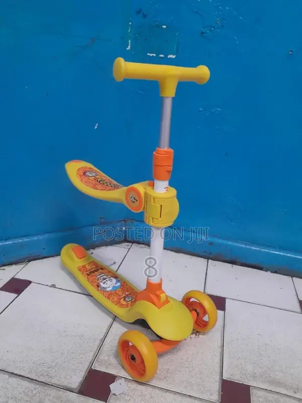 Kids Scooter Kenya – 2-in-1 Model With Seat Big Wheels
