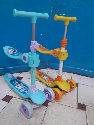 Kids Adjustable 2-in-1 Scooter Kenya – Strong Deck Led Lights