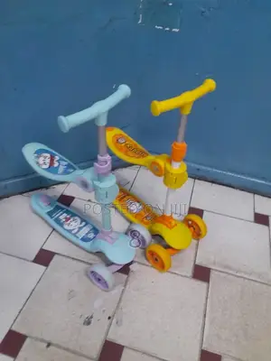 Children’S 2-in-1 Scooter Kenya – Led Wheels Safe Wide Deck