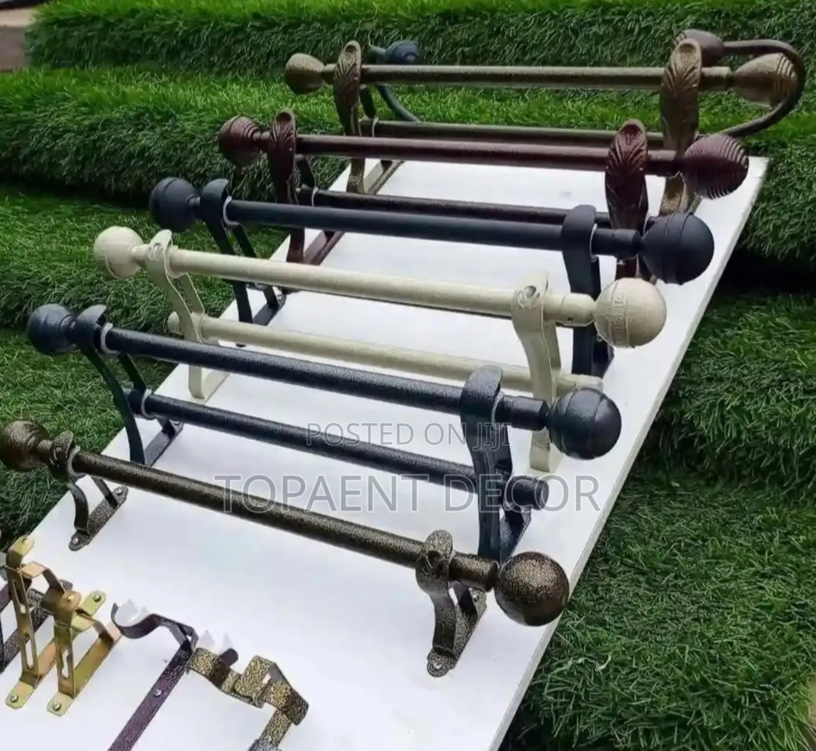 Colourful All Types Powder Coated Heavyweight Curtain Rods