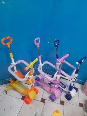Baby Walker, Stroller Scooter Combo – 3-in-1 With Music Lights