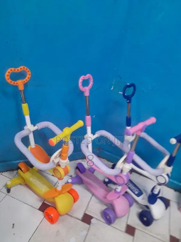 Baby Walker, Stroller Scooter Combo – Adjustable Fun Ride