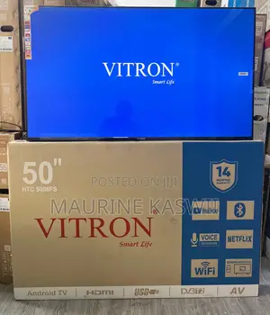 Vitron 50" Inch Smart Full Hd Android Tv,Frameless,