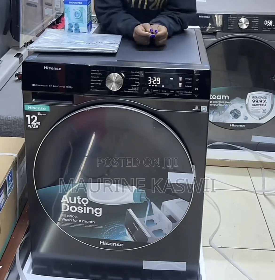 12/8kg Washer Wd5s1245bb