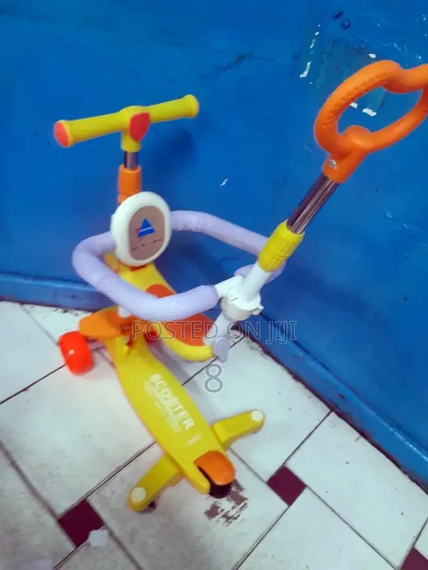 Kids 3-in-1 Baby Walker, Stroller Scooter – Music Led Wheels