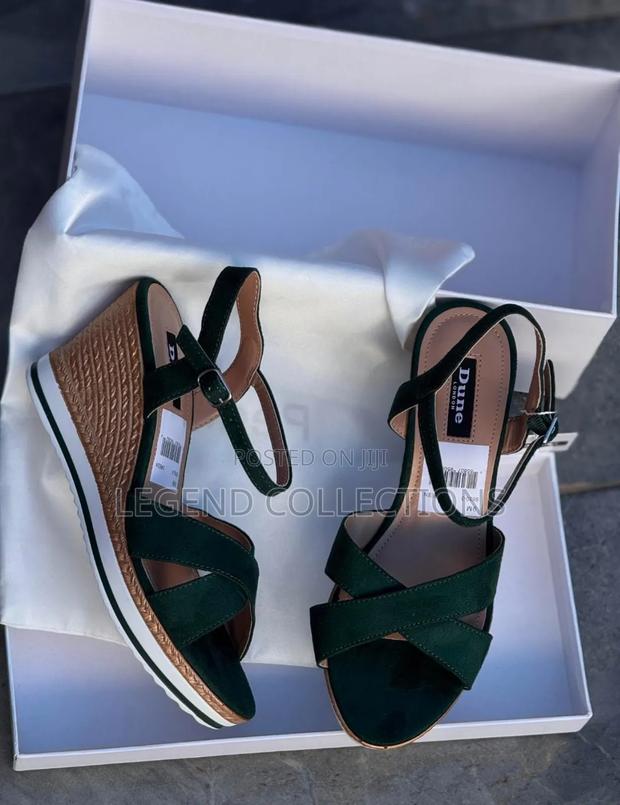 Dune Kiramona Suede Wedges - thumbnail 2