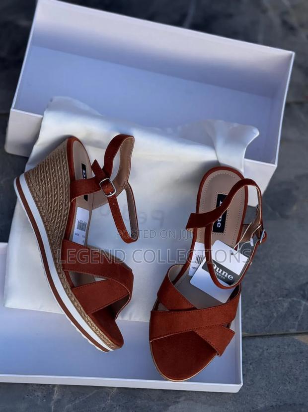 Dune Kiramona Suede Wedges - thumbnail 3