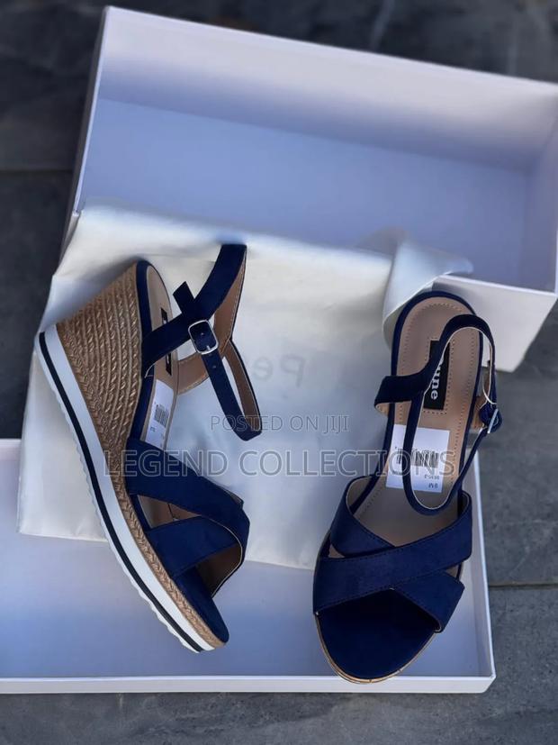 Dune Kiramona Suede Wedges - thumbnail 4