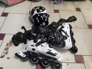 Inline Skating Shoes Full Set – Pure Rubber, Shock Absorbing