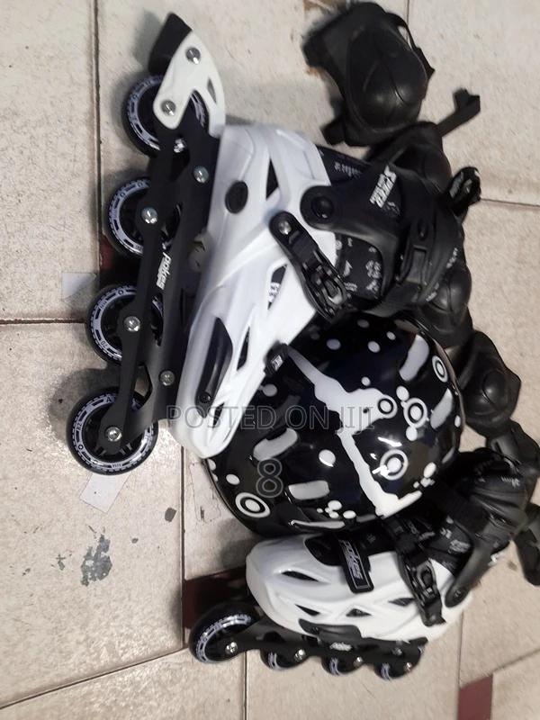 All-in-One Rubber Skates – Durable Inline Skate Shoe Set