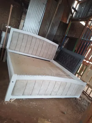 5x6 Upholstered Panel Bed