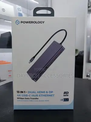 Powerology 13-in-1 Usb-C Hub Adapter.