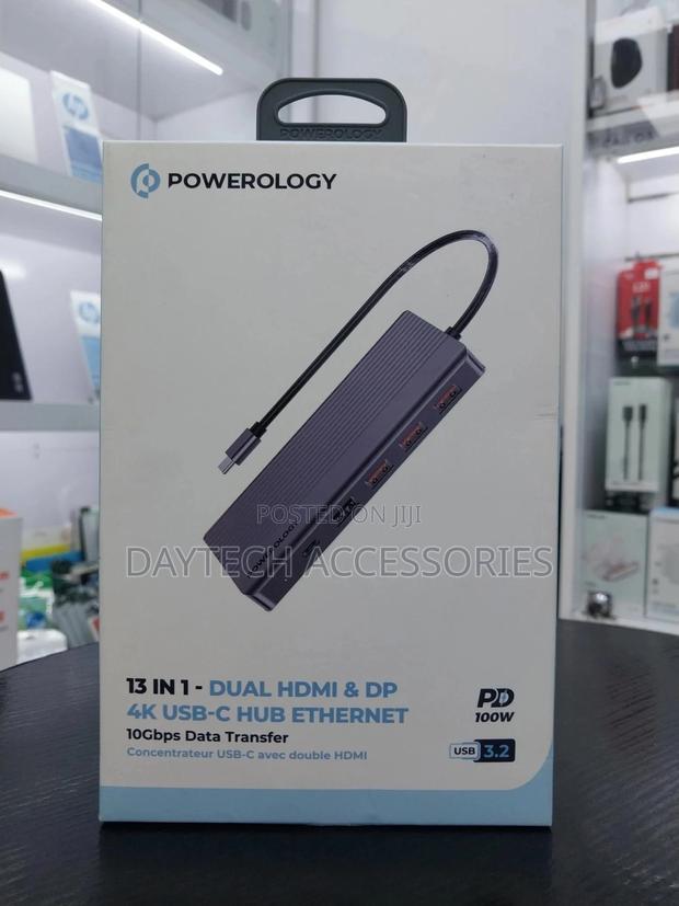 Powerology 13-in-1 Usb-C Hub Adapter. - thumbnail 2