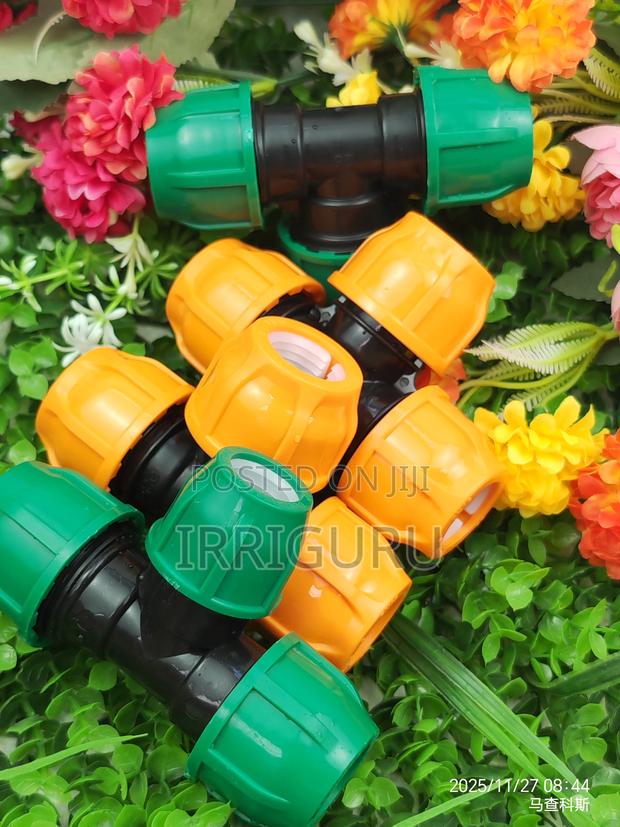 Tee, Pe Pipe Quick Connection Fittings. - main view