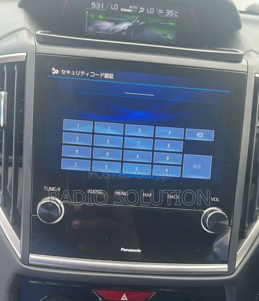 Subaru Panasonic Cn-Fx800d Radio Unlock Code