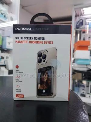 Porodo Magnetic Selfie Screen Monitor Mirroring Device Android Ios