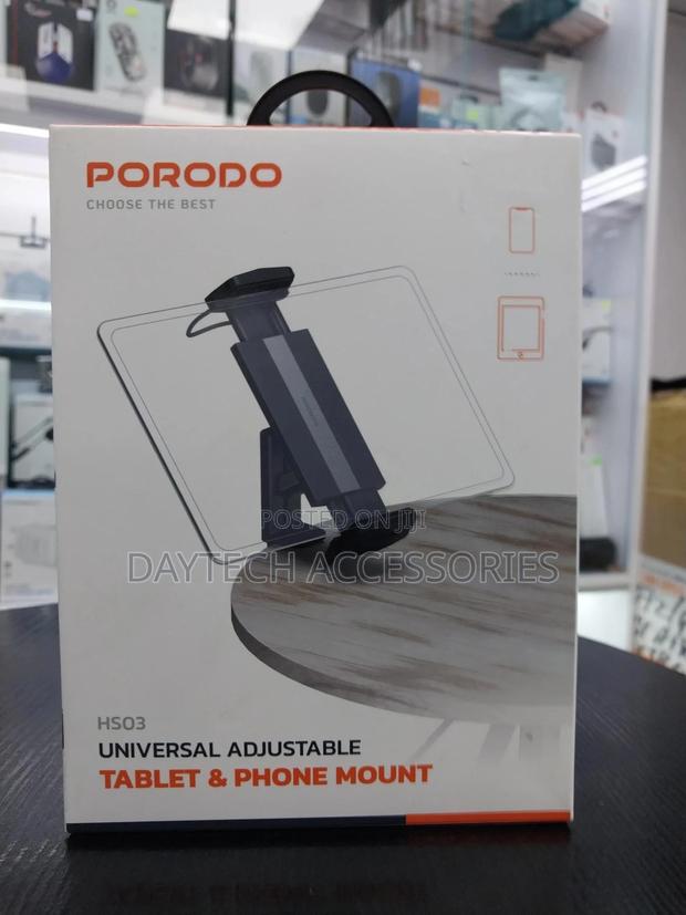 Porodo Hs03 Universal Adjustable Tablet Phone Mount.