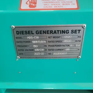 72.5 Diesel Generator Italian