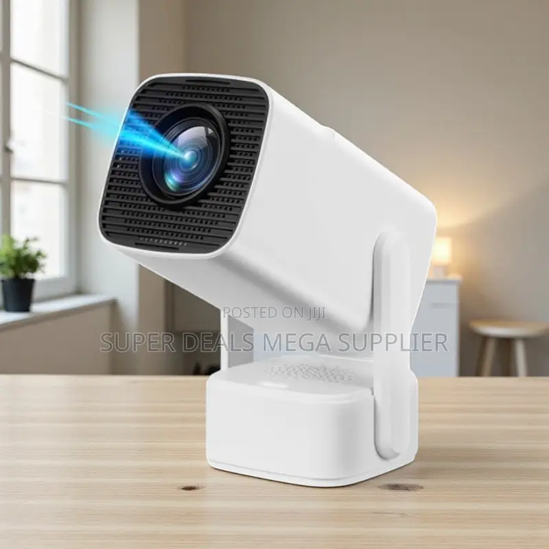 1080p Smart Mini Projector 18000 Lumens With Wifi Bluetooth