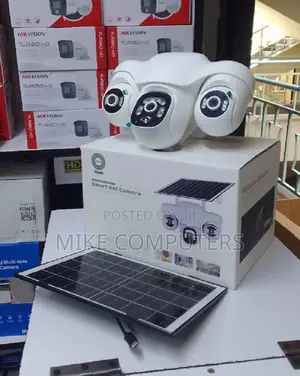 Triple Lens 4g Solar PTZ Camera With Long-Lasting Battery Life3