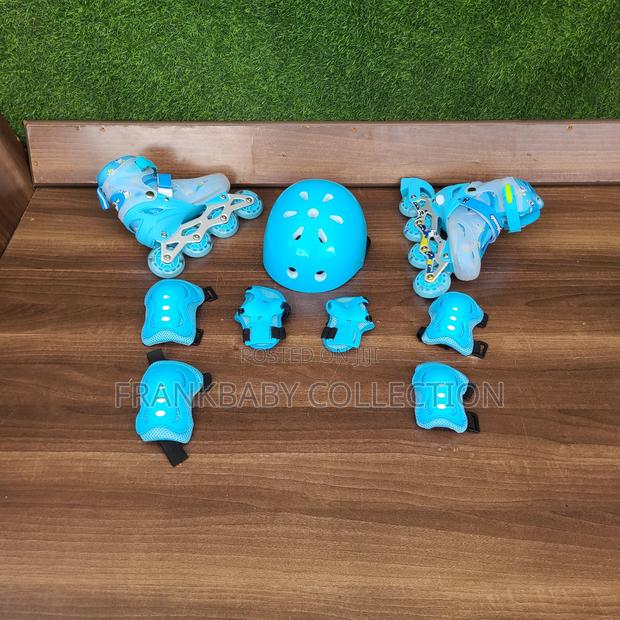 Kids Rubber Skates - Smooth Rolling - thumbnail 3