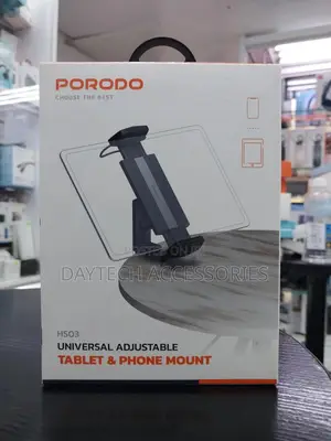 Porodo Hs03 Universal Adjustable Table Phone Mount Multi-Mounting.