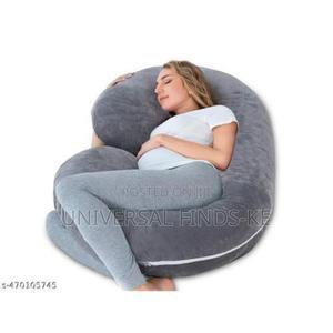 C Shape Velvet Pregnancy Pillow - thumbnail 2