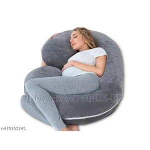 C Shape Velvet Pregnancy Pillow